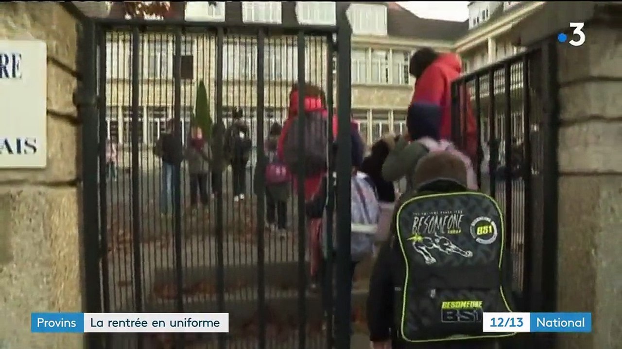 Seine-et-Marne : une rentrée en uniforme à Provins
