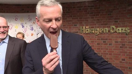 Francia: Ministro dell'Economia visita sito produttore di gelati "mondiali"