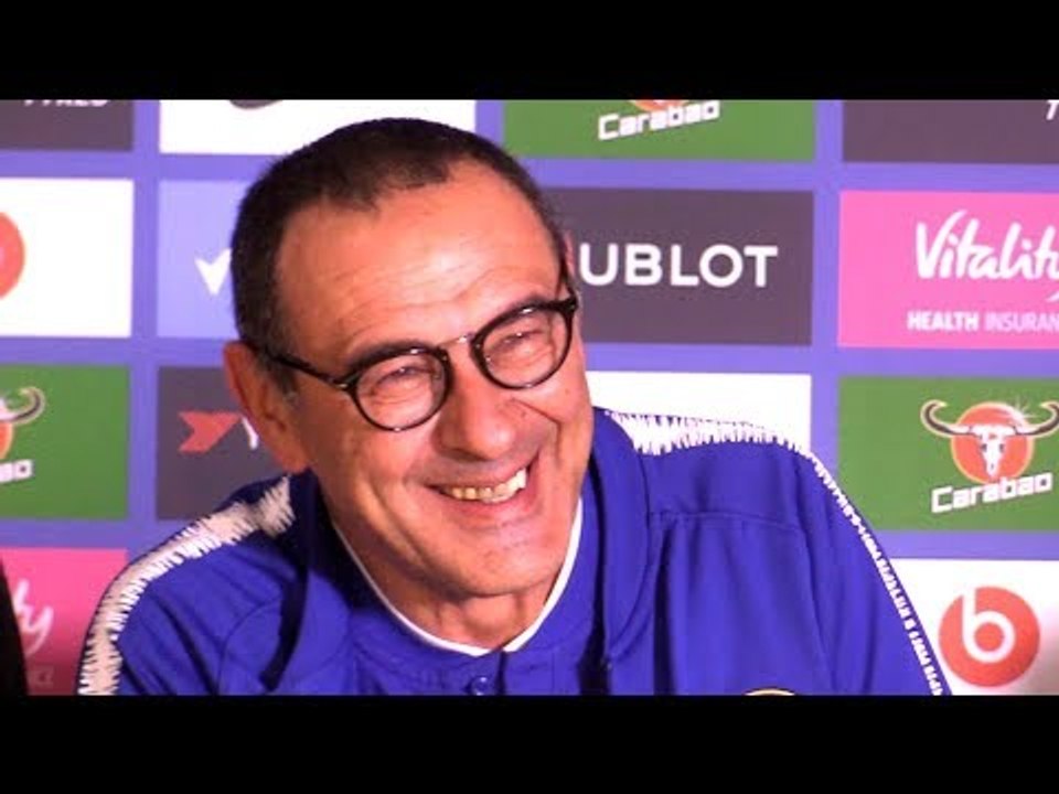 Chelsea 3-1 Crystal Palace - Maurizio Sarri Full Post Match Press Conference - Premier League