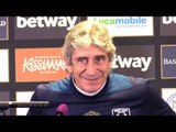 Manuel Pellegrini Full Pre-Match Press Conference - West Ham v Burnley - Premier League