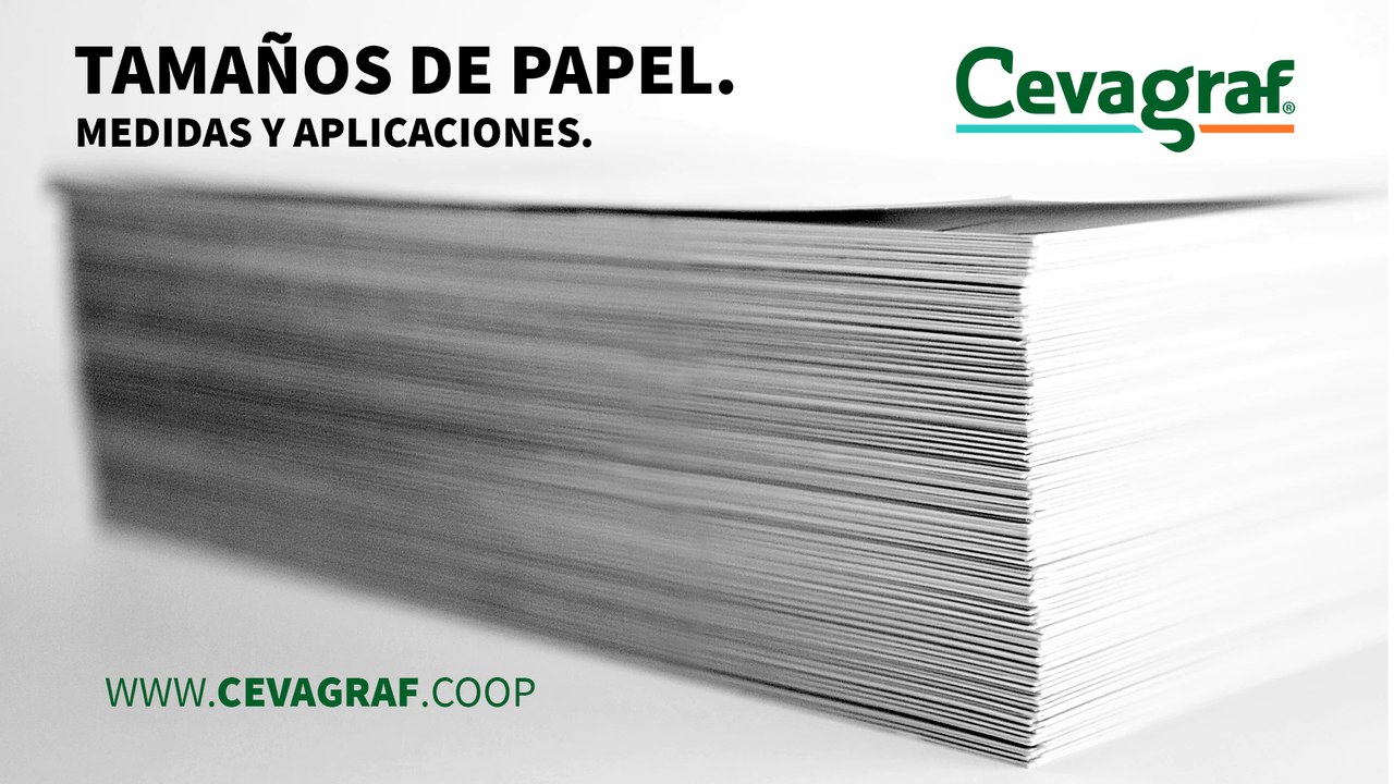 Conoce los diferentes tamaños de papel. 