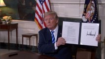 Trump implacable contra el régimen iraní