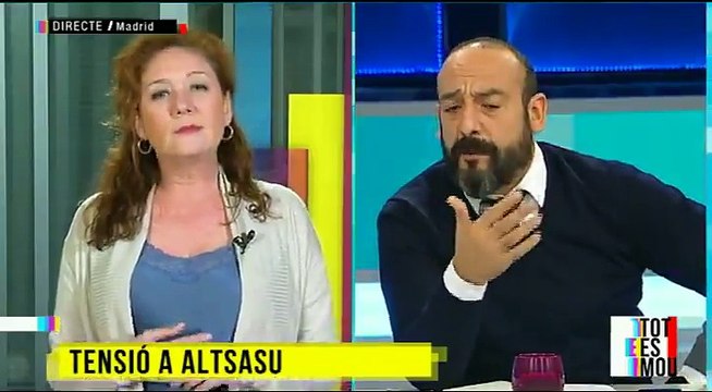 Cristina Fallarás pone en su sitio al ultra Jordi Cañas de Ciudadanos por Alsasuatestimoni de la mare d'un dels joves condemnats d'aquesta localitat. Vídeo ja a la carta #TotEsMou