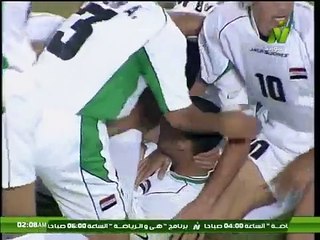 الشوط الاول مباراة العراق و البرتغال 4-2 اولمبياد 2004