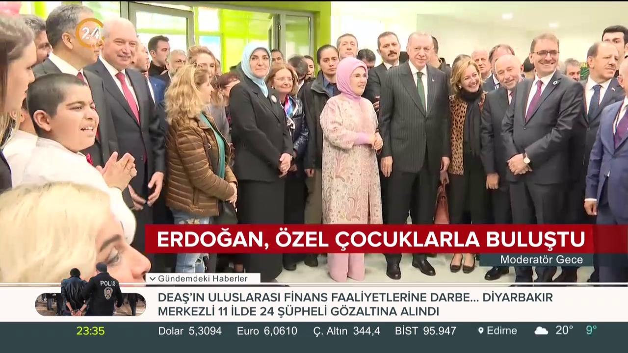 Erdoğan onlarla buluştu