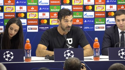 Thomas Tuchel and Gigi Buffon press conference