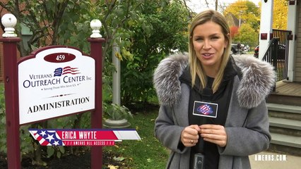 Amerks Visit Veterans Outreach Center