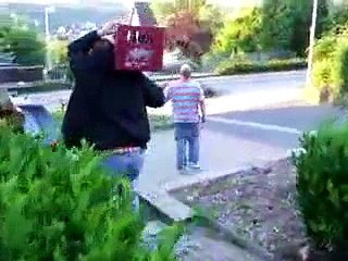 Drunk Guy Hurt His Back Carrying A Case Full Of Beer
