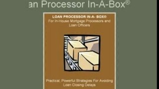 Loan Processing Help
