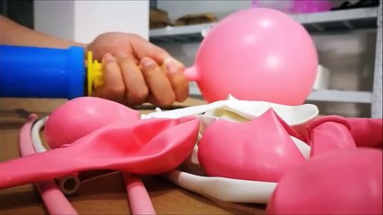 DIY Spiral Pattern Balloon Column Stand by Party Zealot