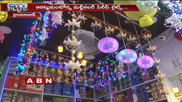 Diwali 2018 | Decorative lights attracts buyers in Troop Bazar | Hyderabad