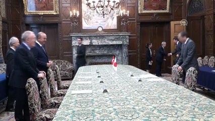 Dışişleri Bakanı Çavuşoğlu, Japonya Danışma Meclisi Başkanı Çuiçi ile bir araya geldi - TOKYO