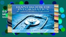 D.O.W.N.L.O.A.D [P.D.F] Handbook of Informatics for Nurses   Healthcare Professionals: United