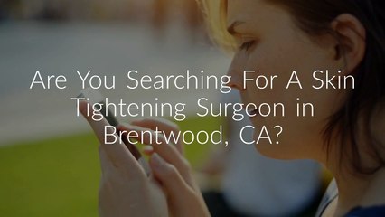 Rex Moulton-Barrett Laser Skin Tightening in Brentwood, CA