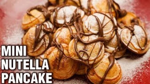 Mini Nutella Pancake Recipe Homemade Nutella Stuffed Pancakes Dessert Recipe Tarika Video Dailymotion