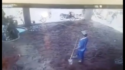the son of a lawyer carrying a knife to the house demanding his wife