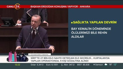 Cumhurbaşkanı Erdoğan: Biz damdan düştük Bay Kemal