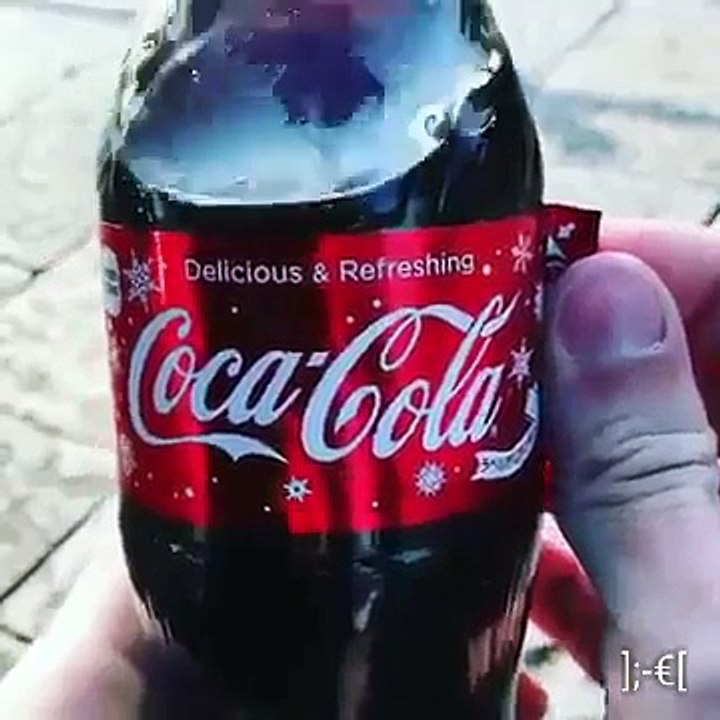 Étiquette nœud bouteille Coca-Cola