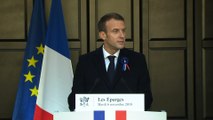 Discours du Président de La République Emmanuel Macron aux Éparges