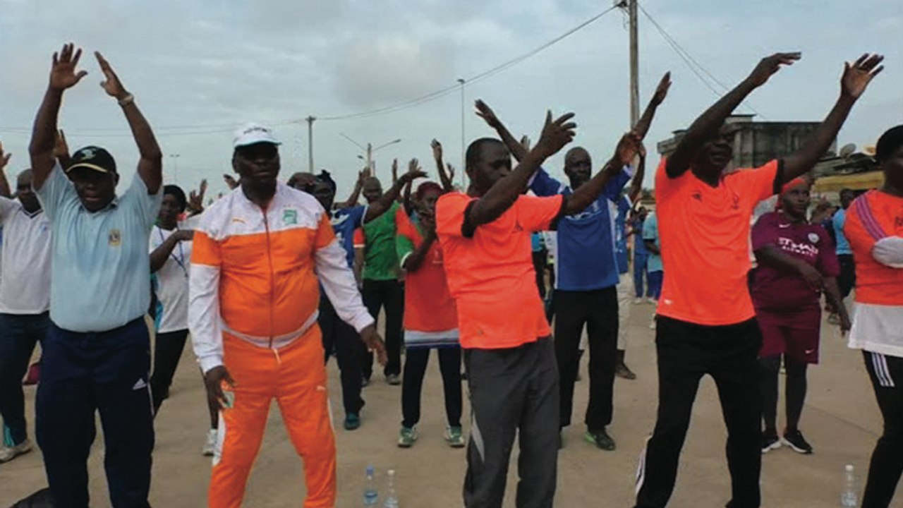 Randonnée pédestre marche ligue de yopougon