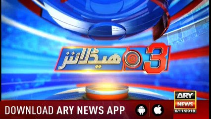 Headlines ARYNews 1500 6th November 2018