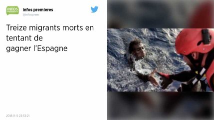 Dix-sept migrants retrouvés morts au large de l'Espagne.