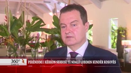 Perendimi I kerkon Serbise te ndale lobimin kunder Kosoves