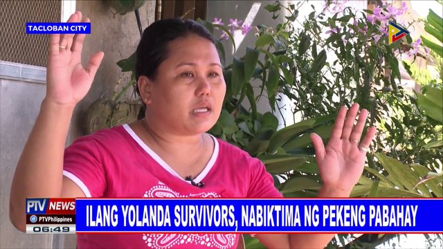 Ilang Yolanda survivors, nabiktima ng pekeng pabahay