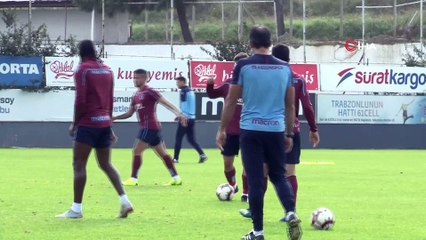 Trabzonspor, Yeni Malatyaspor hazırlıklarını sürdürdü