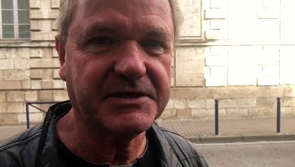 Daniel Mercier (retraité de Belleville sur Meuse) a débattu durant plus de 5 mn avec le président. Impressions
