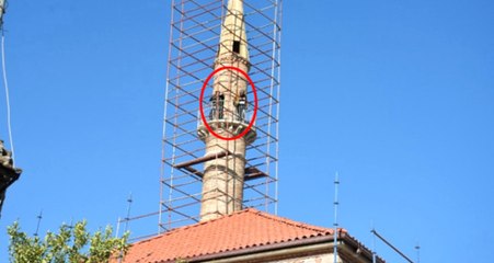 Polis, Minareye Çıkan Genci Hayati Bir Müdahaleyle Kurtardı