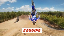 les tricks fous de Tom Pagès en FMX vus par un drone - Adrénaline - FMX freestyle