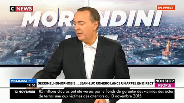 Homophobie - Invité de Morandini Live , Jean-Luc Romero s'en prend à Laurent Wauquiez - VIDEO