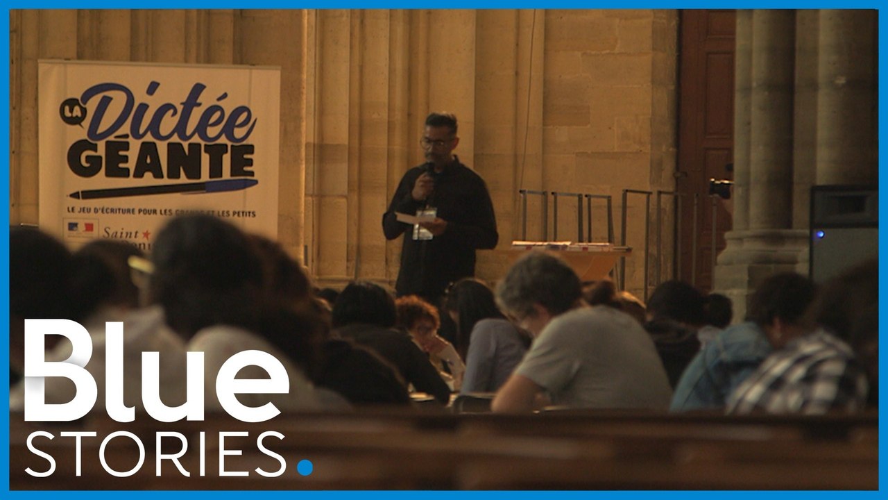 Cet ancien cancre devenu auteur de polars organise des dictées géantes dans les quartiers populaires