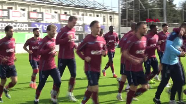 Spor Trabzonspor, Yeni Malatyaspor Maçı Hazırlıklarını Sürdürdü