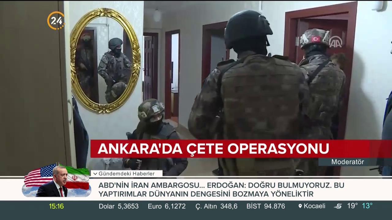 Ankara'da çete operasyonu