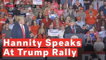 Download Video: Hannity Speaks At Trump Rally Despite Saying He Wouldn't