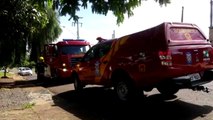 Incêndio em residência mobiliza Corpo de Bombeiros