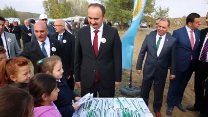 &#039;Fidanlar fidanlarla büyüyor&#039; projesi - EDİRNE