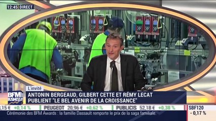 "Si on ne connait pas une croissance très forte sur les prochaines décennies, on va souffrir également très très fortement", Gilbert Cette - 06/11