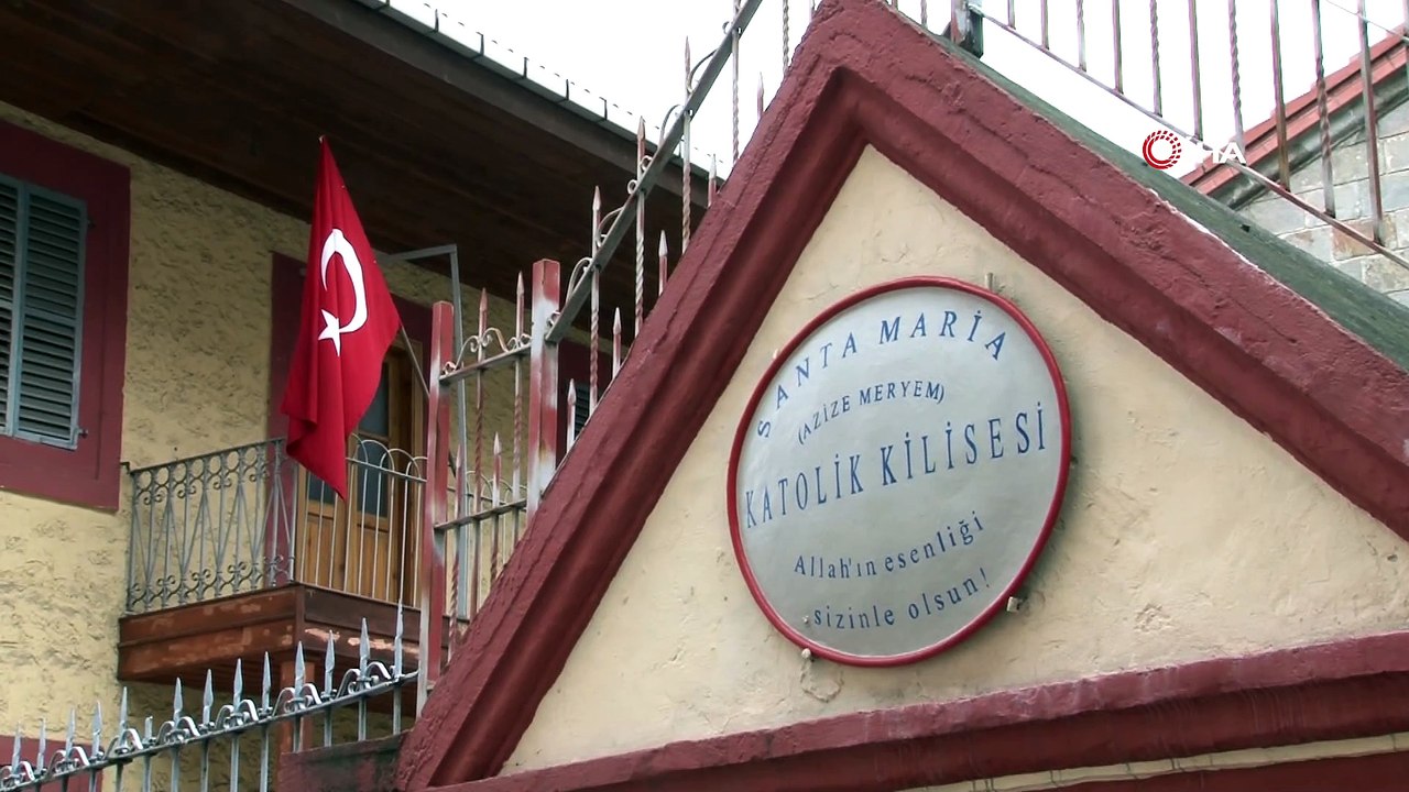 Rahip Santoro cinayetinin işlendiği kilise böyle görüntülendi