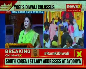 S. Korea's 1st lady Kim Jung-Sook addresses at Ayodhya, says privileged to celebrate Diwali in India