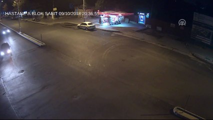 Trafik kazaları MOBESE kameralarında - ERZİNCAN