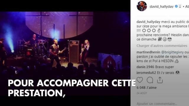 David Hallyday rendra hommage à Johnny lors des NRJ Music Awards avec une chanson inédite dont Laura Smet a réalisé le clip