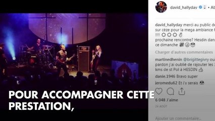 David Hallyday rendra hommage à Johnny lors des NRJ Music Awards avec une chanson inédite dont Laura Smet a réalisé le clip
