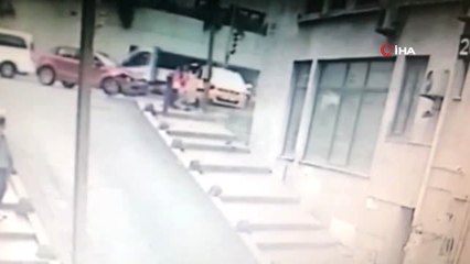 Beyoğlu'nda Feci Kaza Kamerada