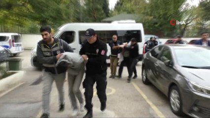 Tokat'ta 3.8 milyonluk soygunun zanlıları adliyeye sevk edildi