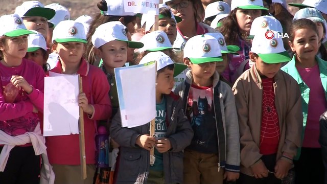 “Fidanlar Fidanlarla Büyüyor Ağaçlandırma İşbirliği” protokolü kapsamında 2 bin fidan dikildi