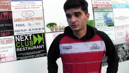 Rémi Lillo (Côte Saint-André) : "On a respecté le plan de jeu de la 1ère à la 90ème minute"