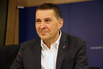 Conferència de premsa d'Otegi des de Brussel·les